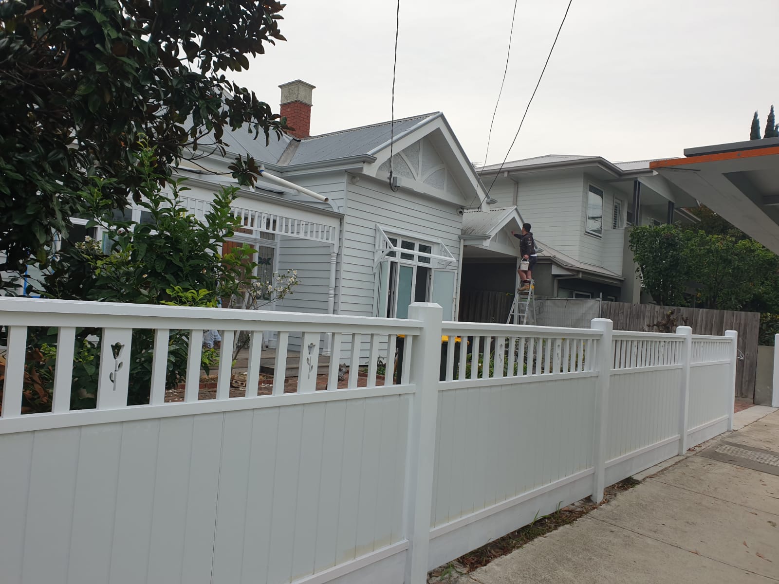 fence painting services
